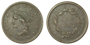 1840 Large date, AU-50 Details