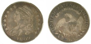 1809 O.113 (R5), Normal edge, PCGS F-15