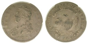 1818 O.103 (R3), 8 over 7, Lg 8, PCGS VF-30